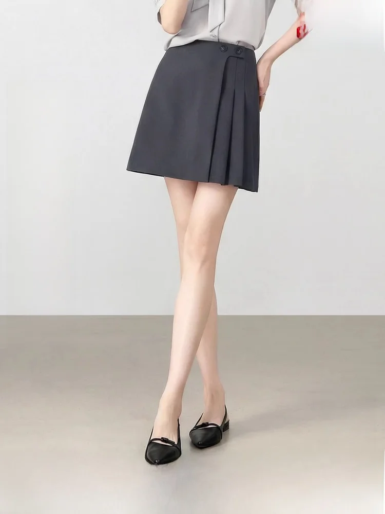 Asymmetrical High Waist A-Line Skirt Women's Spring 2026 Slimming Long Leg Effect Pleated Skirt Polyester Fiber Commute ...
Asymmetrical High Waist A-Line Skirt Women's Spring 2026 Slimming Long Leg Effect Pleated Skirt Polyester Fiber Commute ...
