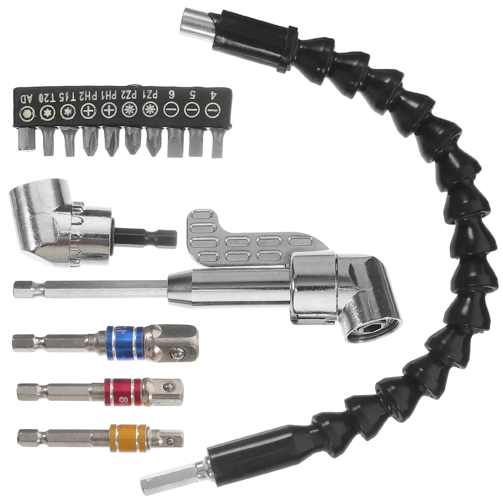 Bit Tip Holder Drill Extension Angle Attachment Flexible Accessories and Attachments
Bit Tip Holder Drill Extension Angle Attachment Flexible Accessories and Attachments