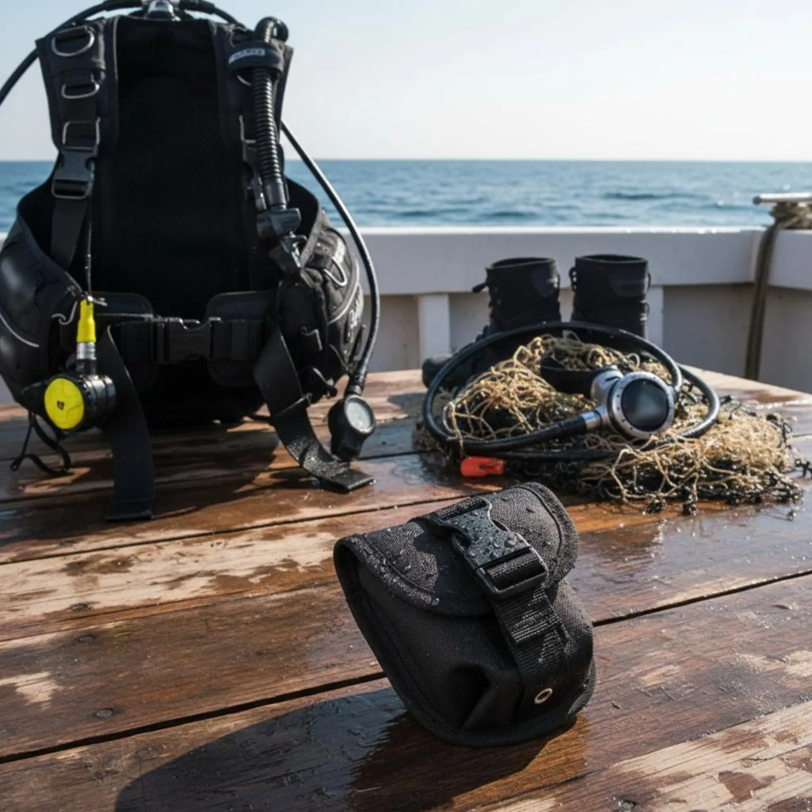 2 Pieces Hook and Loop Weight Pouch Sturdy Nylon Diving Weight Pocket Pouch Diving Ballast Pocket Quick Release for Divers
2 Pieces Hook and Loop Weight Pouch Sturdy Nylon Diving Weight Pocket Pouch Diving Ballast Pocket Quick Release for Divers
