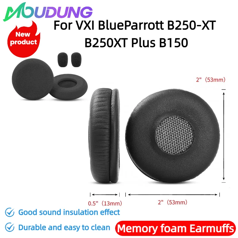 MOUDUNG Replacement Earpads Foam Earpads For VXI BlueParrott B250-XT B250XT Plus B150 Headphones Earmuff/Earphone Sleeve Headset
MOUDUNG Replacement Earpads Foam Earpads For VXI BlueParrott B250-XT B250XT Plus B150 Headphones Earmuff/Earphone Sleeve Headset