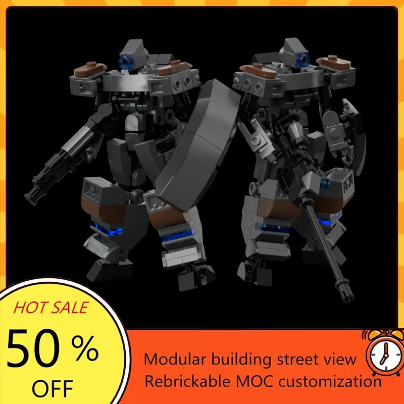 Набор для сборки модульного боевого робота MOC из 331 детали по мотивам популярного фильма «Звездные войны», технологичный конструктор, подарок на праздник, детский игровой набор
Набор для сборки модульного боевого робота MOC из 331 детали по мотивам популярного фильма «Звездные войны», технологичный конструктор, подарок на праздник, детский игровой набор