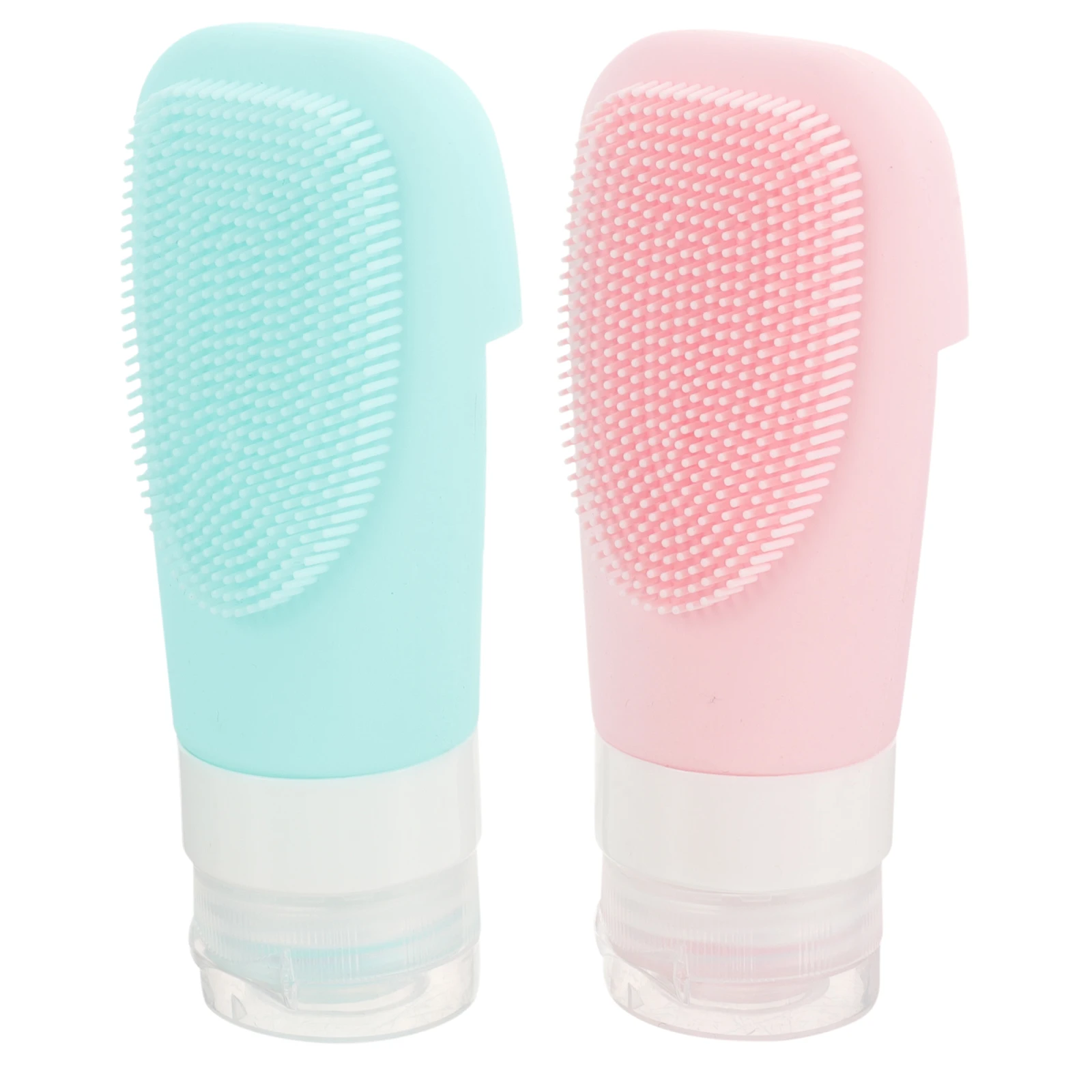 2 pcs Silicone Empty Bottle Set Travel Squeeze Shampoo Bottles Lotion Dispenser Portable Toiletry Small Size LeakProof
2 pcs Silicone Empty Bottle Set Travel Squeeze Shampoo Bottles Lotion Dispenser Portable Toiletry Small Size LeakProof