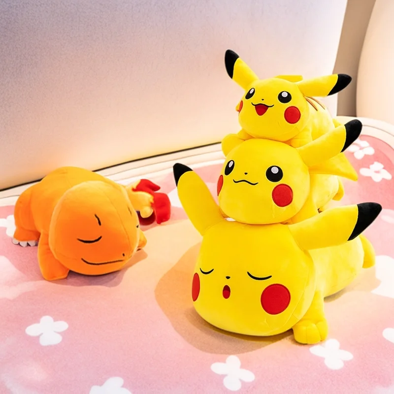 High-Quality 35-60cm Pokemon Sleeping Pikachu Yellow Plush Toys Soft Doll Laugh Stuffed Anime Charmander Birthday Gift for Girls
High-Quality 35-60cm Pokemon Sleeping Pikachu Yellow Plush Toys Soft Doll Laugh Stuffed Anime Charmander Birthday Gift for Girls