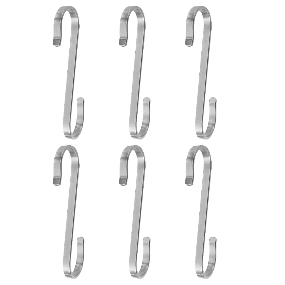 6pcs Stainless Steel Storage Hooks Holders Duty Hanger Bathroom Kitchen Organizer Silver Color Storage
6pcs Stainless Steel Storage Hooks Holders Duty Hanger Bathroom Kitchen Organizer Silver Color Storage