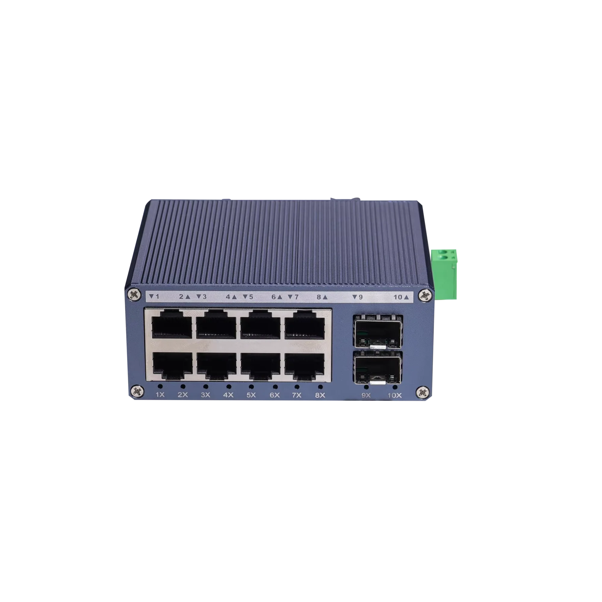 Миниатюрный 8-портовый промышленный коммутатор Fast Ethernet с 8 портами 10/100 Мбит/с RJ45 и 2 слотами SFP для подключения к оптоволокну и видеонаблюдению, установка на DIN-рейку
Миниатюрный 8-портовый промышленный коммутатор Fast Ethernet с 8 портами 10/100 Мбит/с RJ45 и 2 слотами SFP для подключения к оптоволокну и видеонаблюдению, установка на DIN-рейку