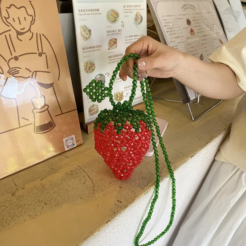 Red Beaded Shoulder Bag 2026 New Women's Small Square Korean Style Exquisite Strawberry Weaving Fashion Crossbody Bag
Red Beaded Shoulder Bag 2026 New Women's Small Square Korean Style Exquisite Strawberry Weaving Fashion Crossbody Bag