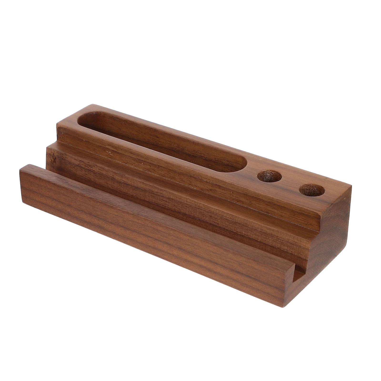 Walnut Wood Phone Stand Pen Holder Desk Organizer Solid Wood Multifunctional Office Supplies Storage Display Tablet Practical
Walnut Wood Phone Stand Pen Holder Desk Organizer Solid Wood Multifunctional Office Supplies Storage Display Tablet Practical