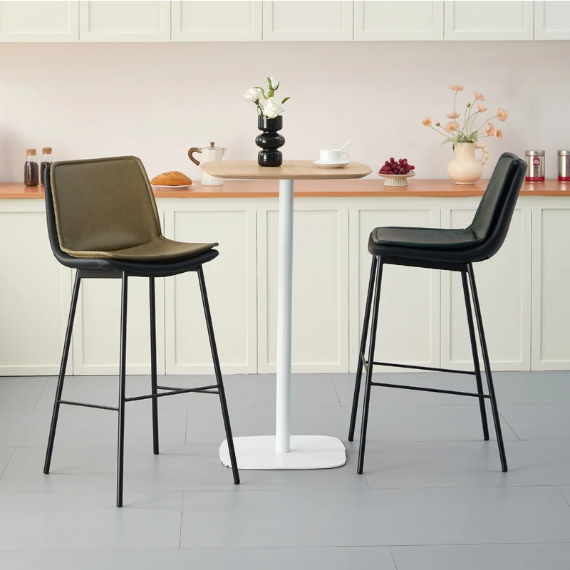 Soft Cushion Double-Layer Industrial Chair European Luxury Front Desk Bar High Stool Designer Style Creative Simple Ba
Soft Cushion Double-Layer Industrial Chair European Luxury Front Desk Bar High Stool Designer Style Creative Simple Ba