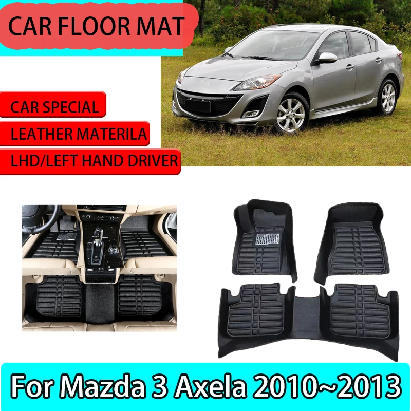 Car Floor Mat for Mazda 3 Axela BL 2010~2013 Leather Foot Inner Liner Anti-Slip Waterproof Carpet Pad Auto Interior Accessories
Car Floor Mat for Mazda 3 Axela BL 2010~2013 Leather Foot Inner Liner Anti-Slip Waterproof Carpet Pad Auto Interior Accessories