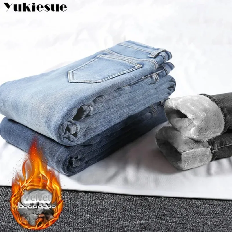 Women Thermal Jeans Winter Snow Warm Plush Stretch Jeans Lady Skinny Thicken Fleece Denim Long Pants Retro Blue Pencil Trousers
Women Thermal Jeans Winter Snow Warm Plush Stretch Jeans Lady Skinny Thicken Fleece Denim Long Pants Retro Blue Pencil Trousers
