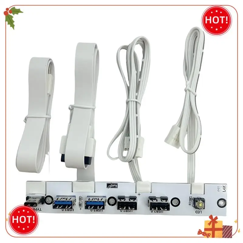 Прочная передняя панель USB 3.0, панель ввода-вывода, 2-портовый USB3.0 + 2-портовый USB2.0 + 1-портовый TYPE-C 20G + светодиодный переключатель для корпуса настольного компьютера
Прочная передняя панель USB 3.0, панель ввода-вывода, 2-портовый USB3.0 + 2-портовый USB2.0 + 1-портовый TYPE-C 20G + светодиодный переключатель для корпуса настольного компьютера