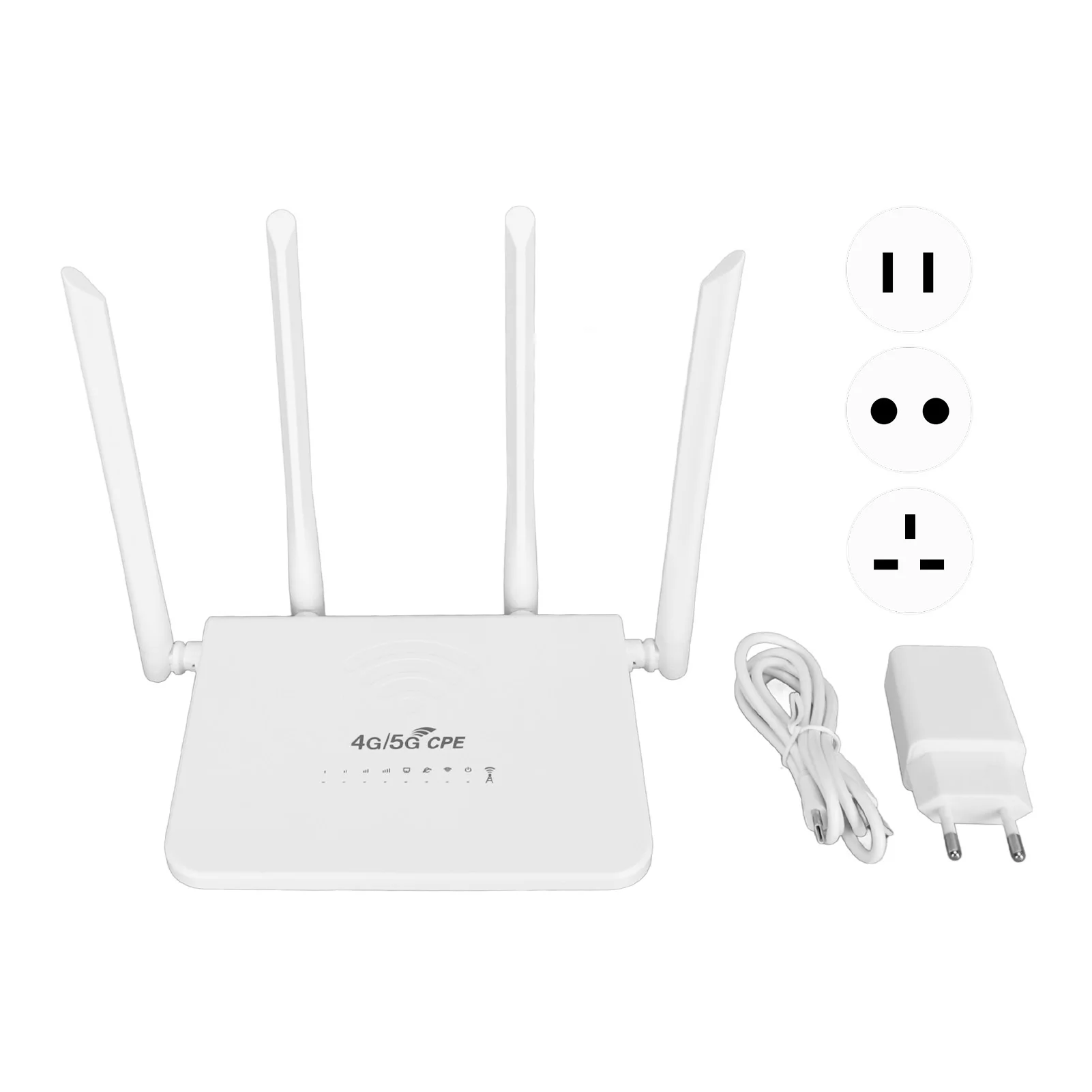 Универсальный беспроводной маршрутизатор CPE R103 5M 4G LTE со слотом для SIM-карты, разблокировка 300 Мбит/с, мобильная точка доступа Wi-Fi с 4 антеннами 5 дБи для Азии
Универсальный беспроводной маршрутизатор CPE R103 5M 4G LTE со слотом для SIM-карты, разблокировка 300 Мбит/с, мобильная точка доступа Wi-Fi с 4 антеннами 5 дБи для Азии