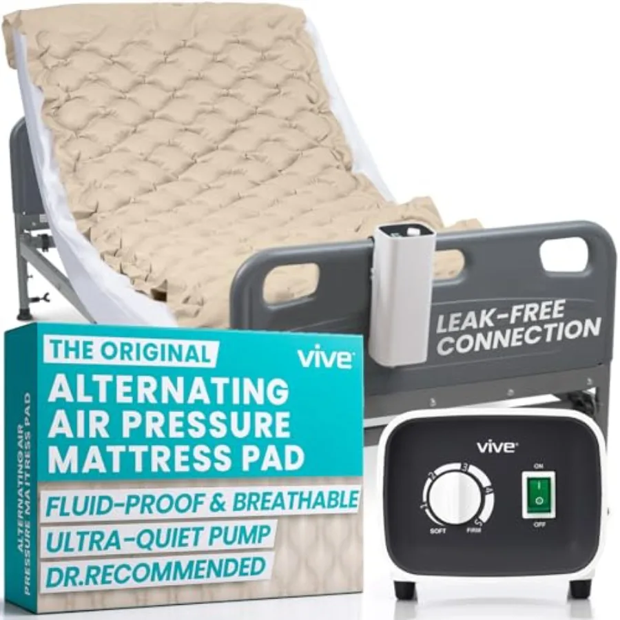 Alternating Air Pressure Mattress Pad - The Original Bed Sore Prevention Solution - Hospital Topper for Bedridden Patients - In
Alternating Air Pressure Mattress Pad - The Original Bed Sore Prevention Solution - Hospital Topper for Bedridden Patients - In