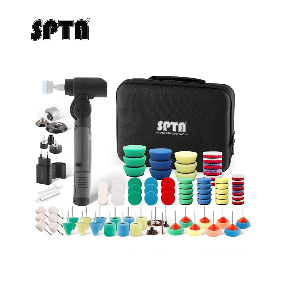 SPTA 3.7V RO&DA Micro Cordless Mini Car Polisher Portable Handheld Rechargeable Adjustment Speed Auto Detailing Tool
SPTA 3.7V RO&DA Micro Cordless Mini Car Polisher Portable Handheld Rechargeable Adjustment Speed Auto Detailing Tool