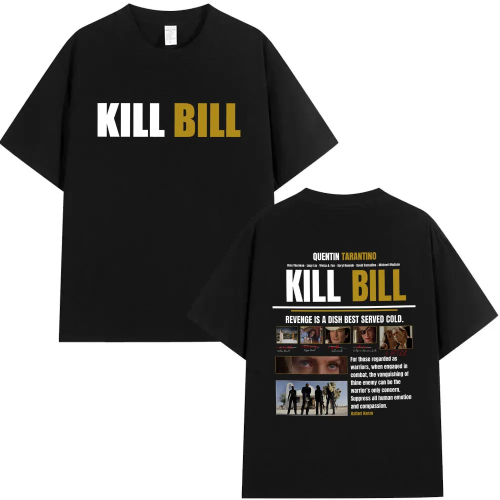 Famous Director Quentin Tarantino Classic Action Movie Kill Bill T-shirt Men Women Fashion Streetwear Male Casual Oversized Tees
Famous Director Quentin Tarantino Classic Action Movie Kill Bill T-shirt Men Women Fashion Streetwear Male Casual Oversized Tees