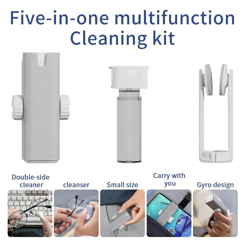Q5Y Portable All-in-one Glasses Phone Screen Multi-functional 5-in-1 Cleaning Kit Decompress Fidget Spinner
Q5Y Portable All-in-one Glasses Phone Screen Multi-functional 5-in-1 Cleaning Kit Decompress Fidget Spinner