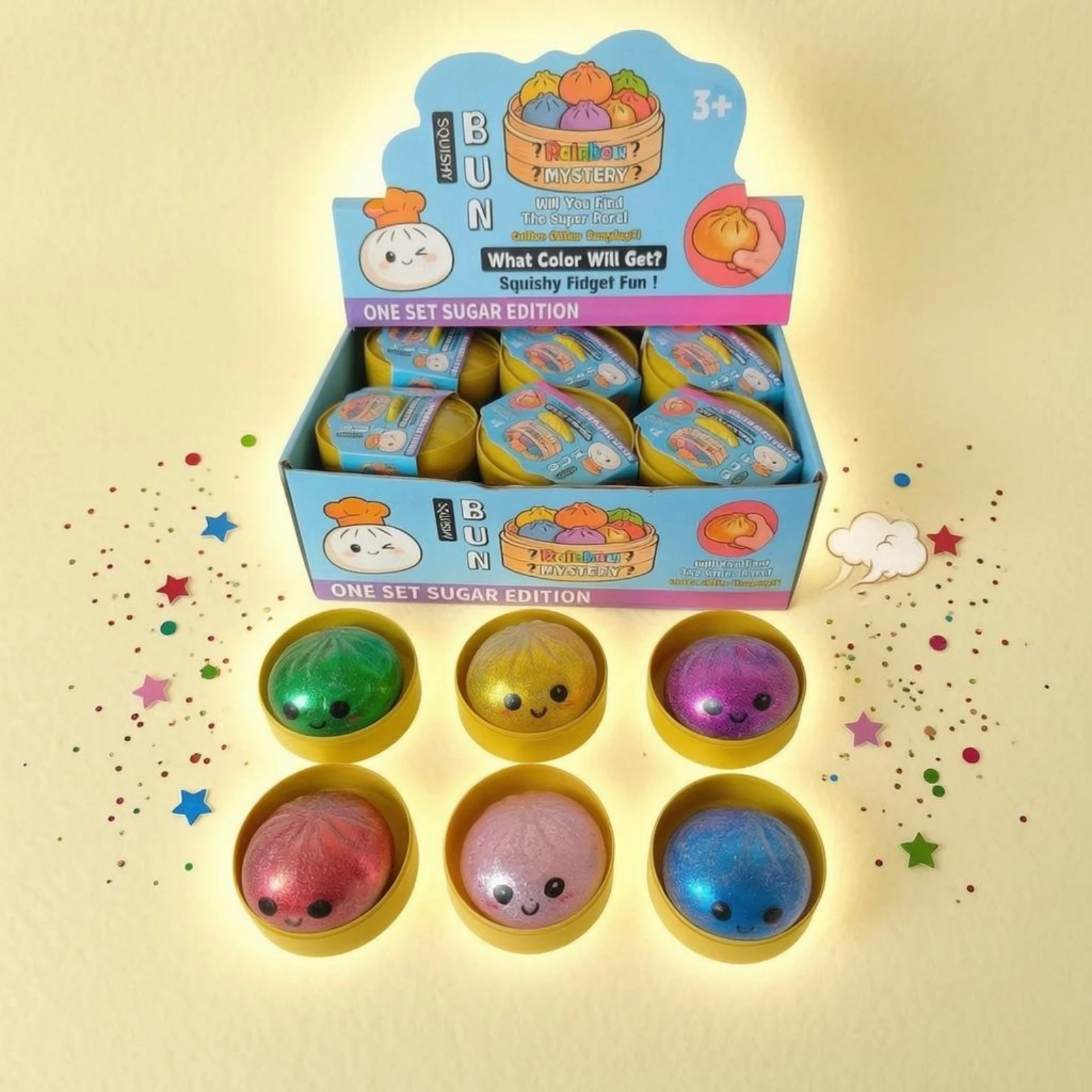 12 Pieces Squishy Bun Fidget Toy Translucent Bun-Shaped Squishy Toy Relief Item Soft Touch High Elasticity
12 Pieces Squishy Bun Fidget Toy Translucent Bun-Shaped Squishy Toy Relief Item Soft Touch High Elasticity