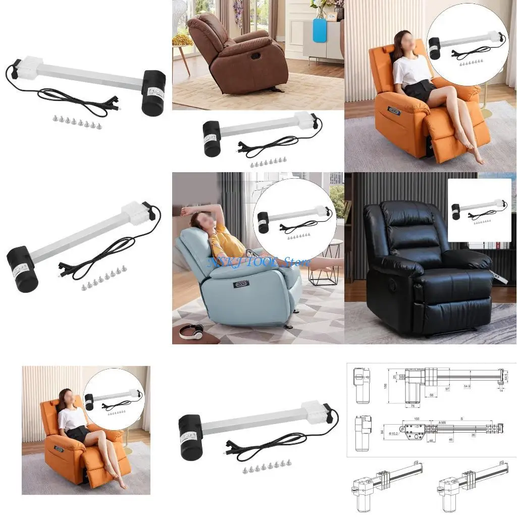 L8RC Portable Low Noise ABS Housing Actuator 650N Thrusts/Pull Capacity 24V Input for Adjustable Furniture Refurbishment
L8RC Portable Low Noise ABS Housing Actuator 650N Thrusts/Pull Capacity 24V Input for Adjustable Furniture Refurbishment