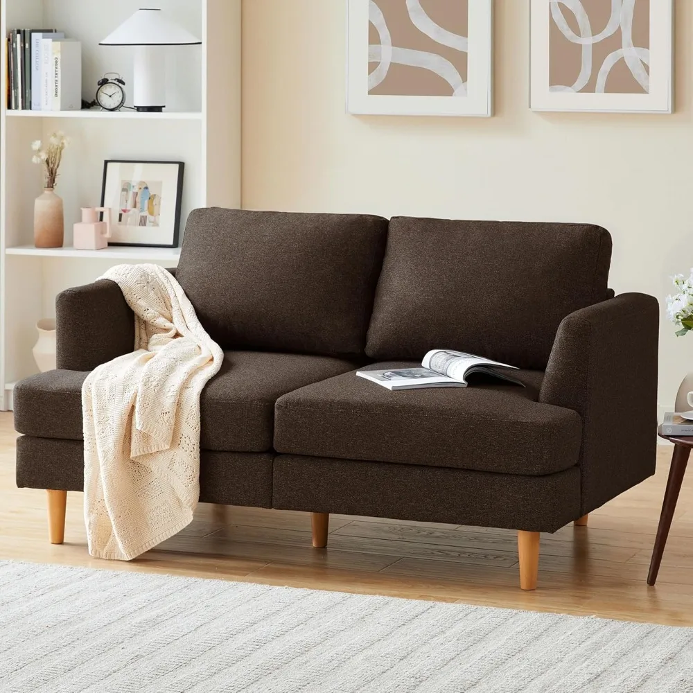 Small Couches for Small Spaces Love Seat with 2-Seat Upholstered Cushion, Mid Century Modern Sofa Couches for Bedroom
Small Couches for Small Spaces Love Seat with 2-Seat Upholstered Cushion, Mid Century Modern Sofa Couches for Bedroom
