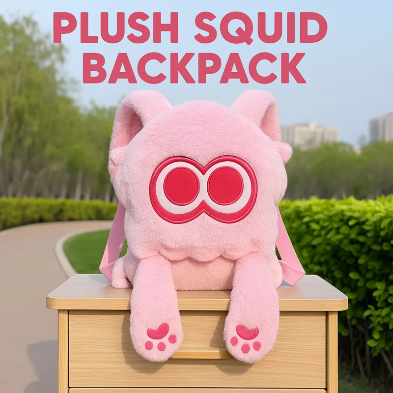 Splatoon Plush Squid Carry Bag, Large Capacity Soft Cartoon Shoulder Tote, Game Console Storage & Protective Handbag
Splatoon Plush Squid Carry Bag, Large Capacity Soft Cartoon Shoulder Tote, Game Console Storage & Protective Handbag
