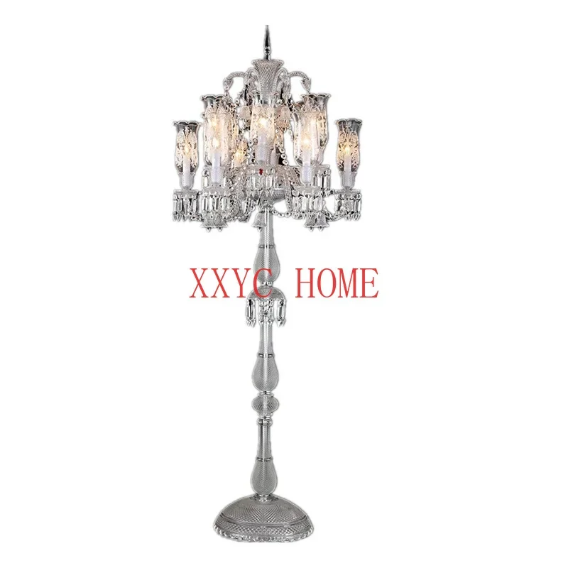 European-Style Crystal Floor Lamp Hotel Banquet Hall Wedding Decoration Floor Lamp Living Room Lamps
European-Style Crystal Floor Lamp Hotel Banquet Hall Wedding Decoration Floor Lamp Living Room Lamps