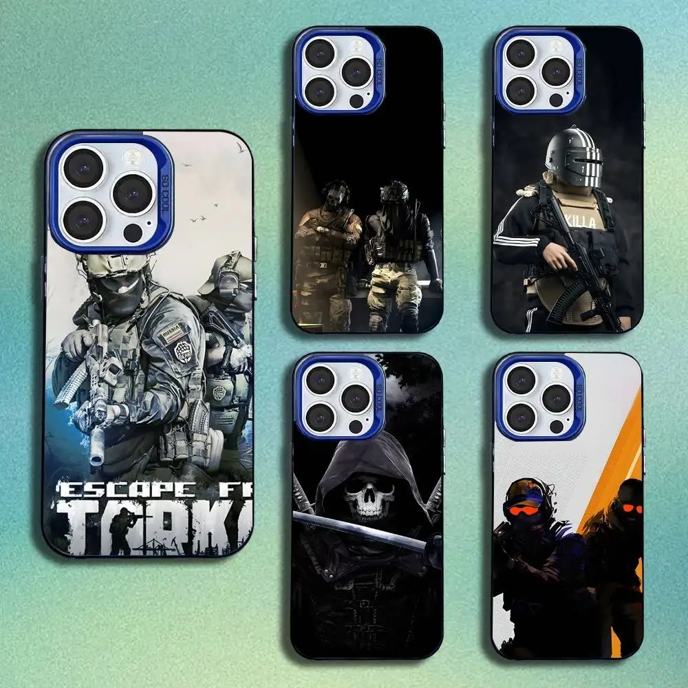 Game E-Escape From T-Tarkov Phone Case For iPhone 16,15,14,13,12,11,Mini,Pro,SE,MAX Blue Matte Silicone Cover
Game E-Escape From T-Tarkov Phone Case For iPhone 16,15,14,13,12,11,Mini,Pro,SE,MAX Blue Matte Silicone Cover
