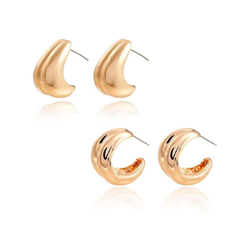 Gold-Plated Texture Sculpted Spiral C - Hoop Earrings | 2025 Minimalist Chic Daily Jewelry
Gold-Plated Texture Sculpted Spiral C - Hoop Earrings | 2025 Minimalist Chic Daily Jewelry