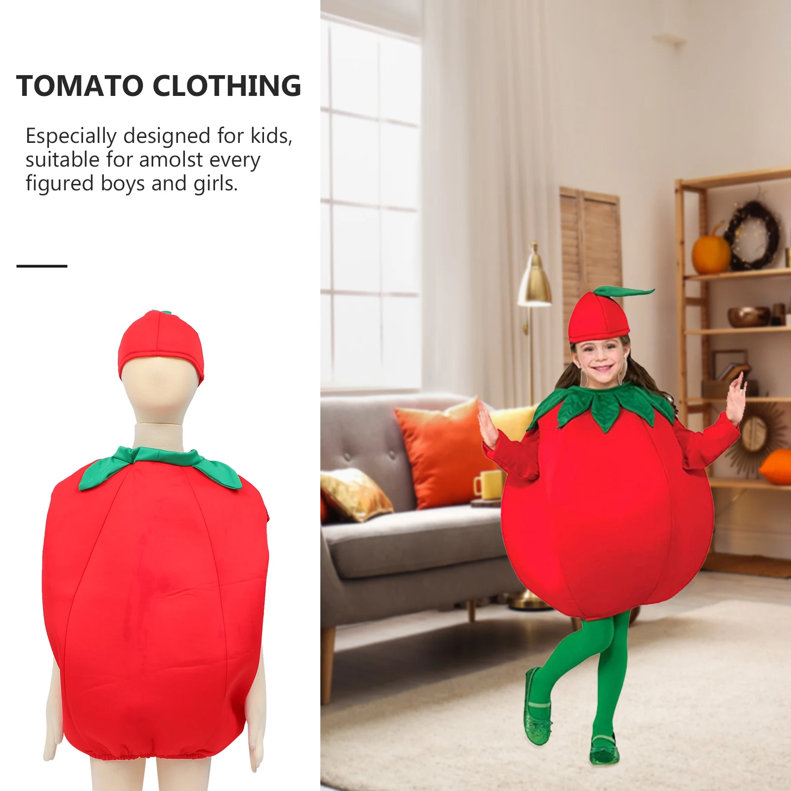 Tomato Shaped Kids Costume Vegetable Halloween Outfits Easy Wear Stiff Fabric Performance Cosplay Dress Up Accessories Fruit
Tomato Shaped Kids Costume Vegetable Halloween Outfits Easy Wear Stiff Fabric Performance Cosplay Dress Up Accessories Fruit