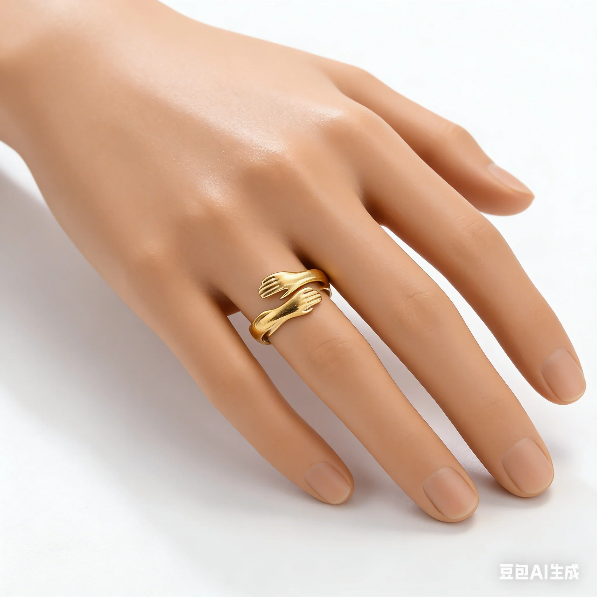 Silver plated Embrace Love Ring with Simple Style Elegant Men's and Women's Jewelry as a Holiday Gift for Friend and Family
Silver plated Embrace Love Ring with Simple Style Elegant Men's and Women's Jewelry as a Holiday Gift for Friend and Family