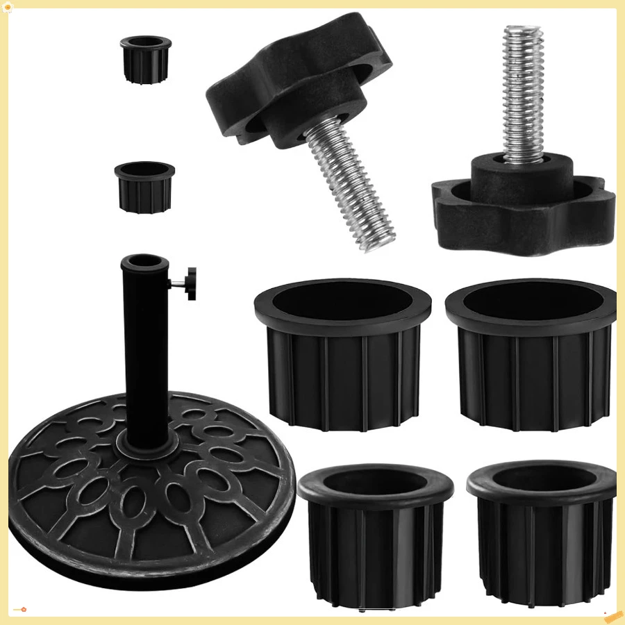 6 Pcs Umbrella Base Stand Replacement Parts,Patio Umbrella Base Replacement Parts Outdoor Umbrella Hole Ring Plug Cover (Black)
6 Pcs Umbrella Base Stand Replacement Parts,Patio Umbrella Base Replacement Parts Outdoor Umbrella Hole Ring Plug Cover (Black)