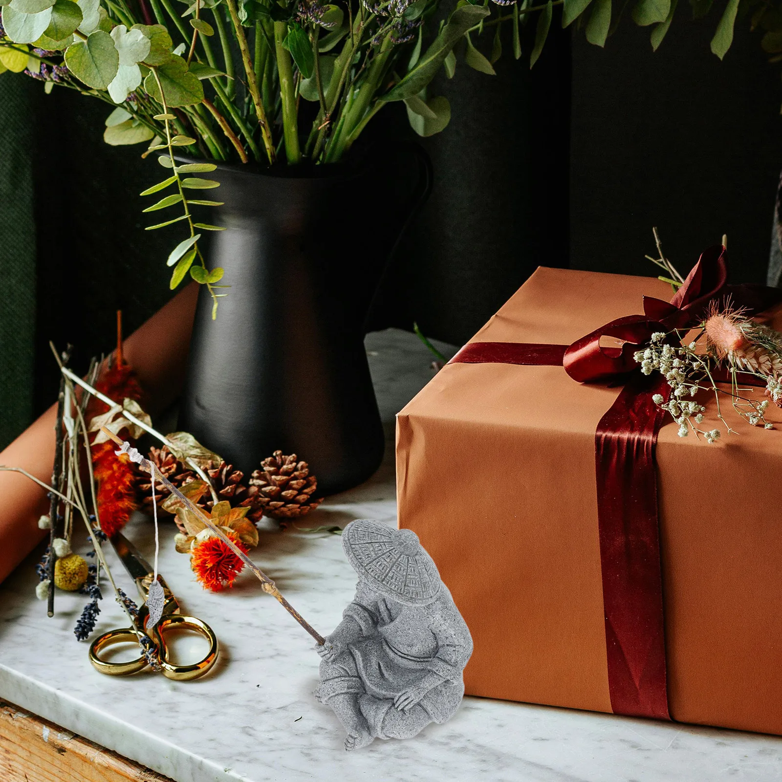 Mini Fisherman Ornament for Bonsai Garden Decor Outdoor Sculpture Lifelike Elderly Fisher Statue Small Aquarium Landscape Art
Mini Fisherman Ornament for Bonsai Garden Decor Outdoor Sculpture Lifelike Elderly Fisher Statue Small Aquarium Landscape Art