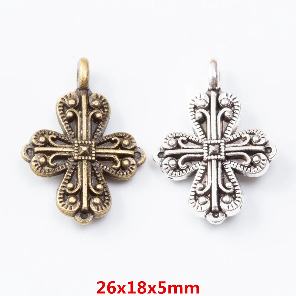 18pieces (cross) vintage zinc alloy charm metal pendant DIY jewelry discovery making accessories 1773
18pieces (cross) vintage zinc alloy charm metal pendant DIY jewelry discovery making accessories 1773