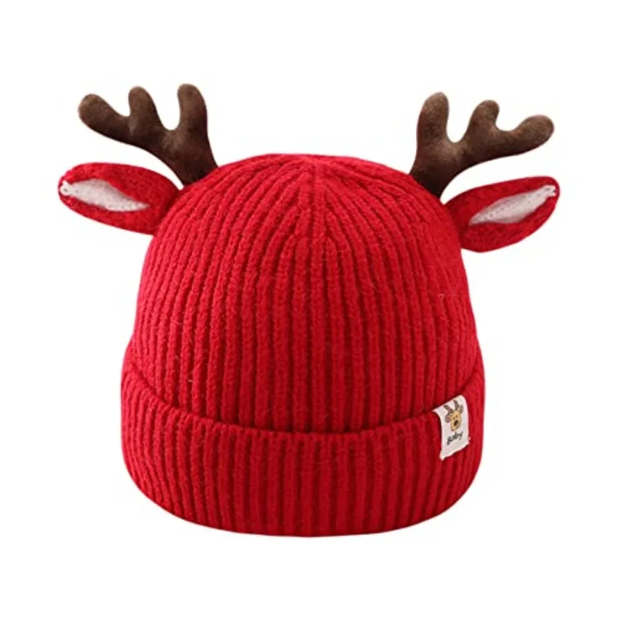 Baby Beanie Hat Cute Antlers Reindeer Crochet Knitted Hat Winter Warm Cap for Toddler Boys Girls
Baby Beanie Hat Cute Antlers Reindeer Crochet Knitted Hat Winter Warm Cap for Toddler Boys Girls