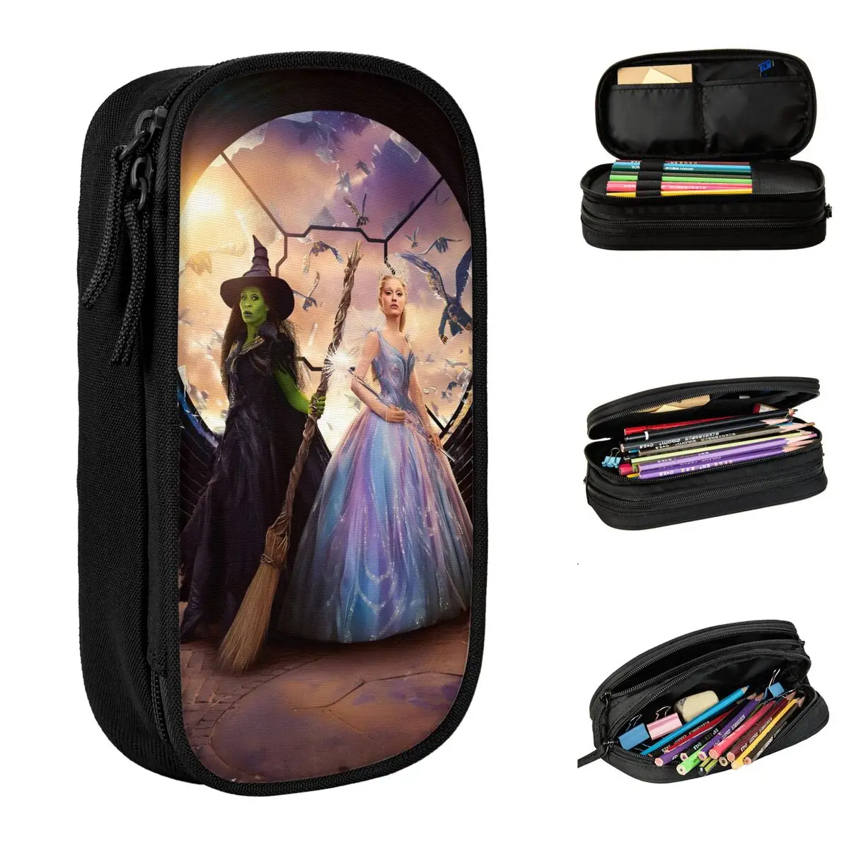 Wicked For Good пеналы милый волшебник фильм сумка для ручек для девочек и мальчиков большая вместимость для студентов школьные подарки пеналы
Wicked For Good пеналы милый волшебник фильм сумка для ручек для девочек и мальчиков большая вместимость для студентов школьные подарки пеналы