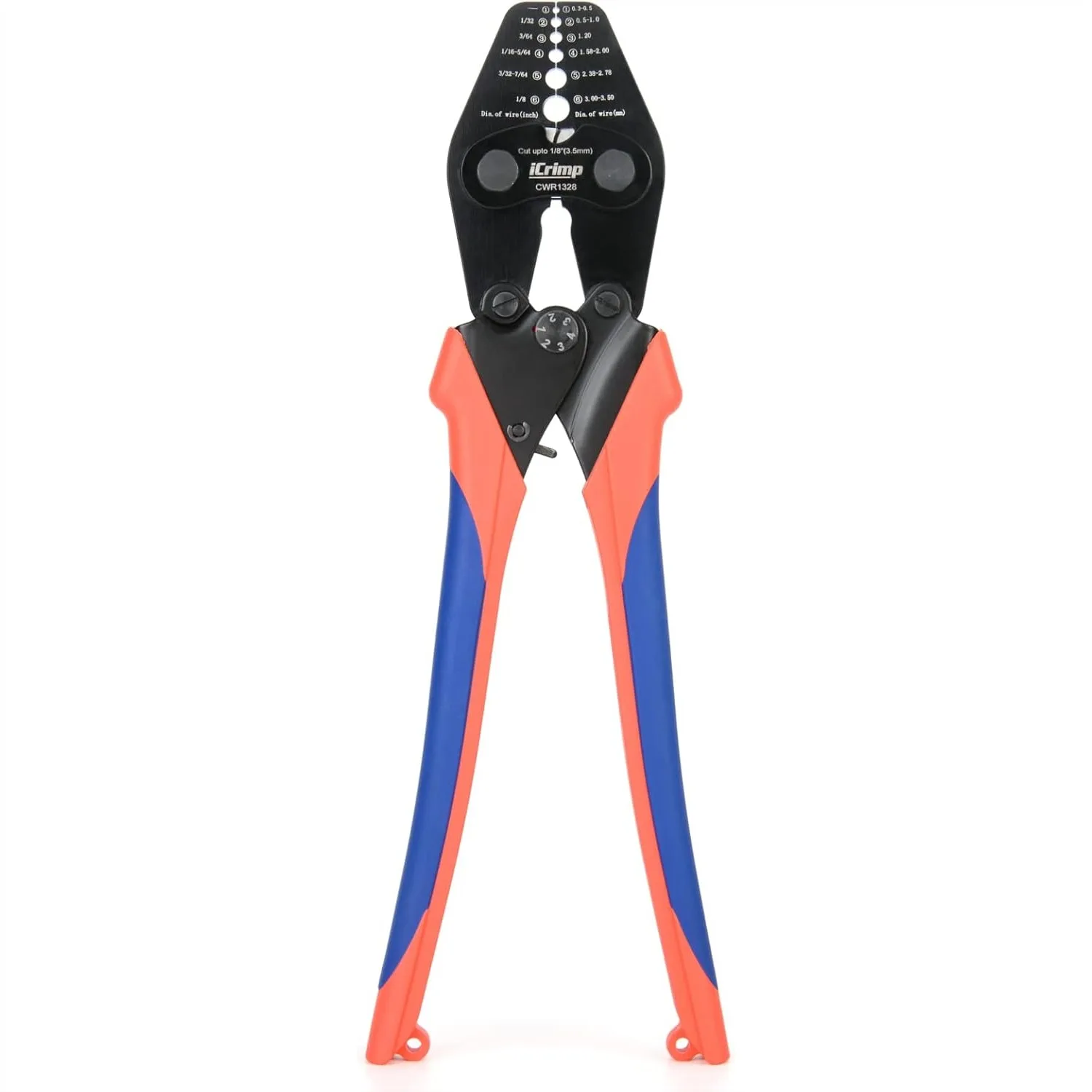 Wire Rope Crimping Tool with Built-in Cutter for Cable Railing, Hand Swaging Tool for 1/32-1/8 inch Aluminum Oval Sleeves
Wire Rope Crimping Tool with Built-in Cutter for Cable Railing, Hand Swaging Tool for 1/32-1/8 inch Aluminum Oval Sleeves
