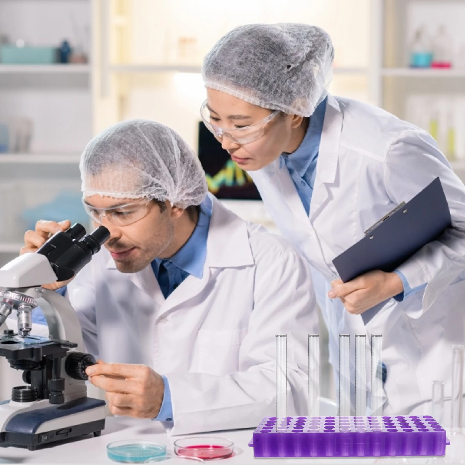 2 PCS Tube Racks Thickened Tube Holders Laboratory Scientific Experiment Accessory 0.5ml/1.5ml
2 PCS Tube Racks Thickened Tube Holders Laboratory Scientific Experiment Accessory 0.5ml/1.5ml