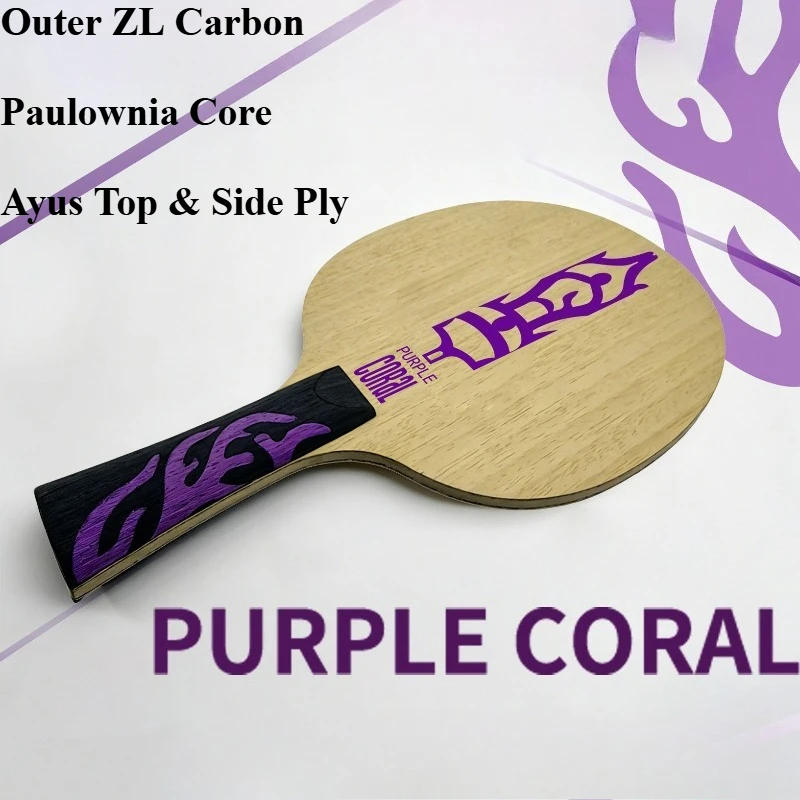 Meteor Coral Series Ping Pong Baseplate Purple Coral Table Tennis Rackets Double Fiber Composite Core Material Precipitation
Meteor Coral Series Ping Pong Baseplate Purple Coral Table Tennis Rackets Double Fiber Composite Core Material Precipitation