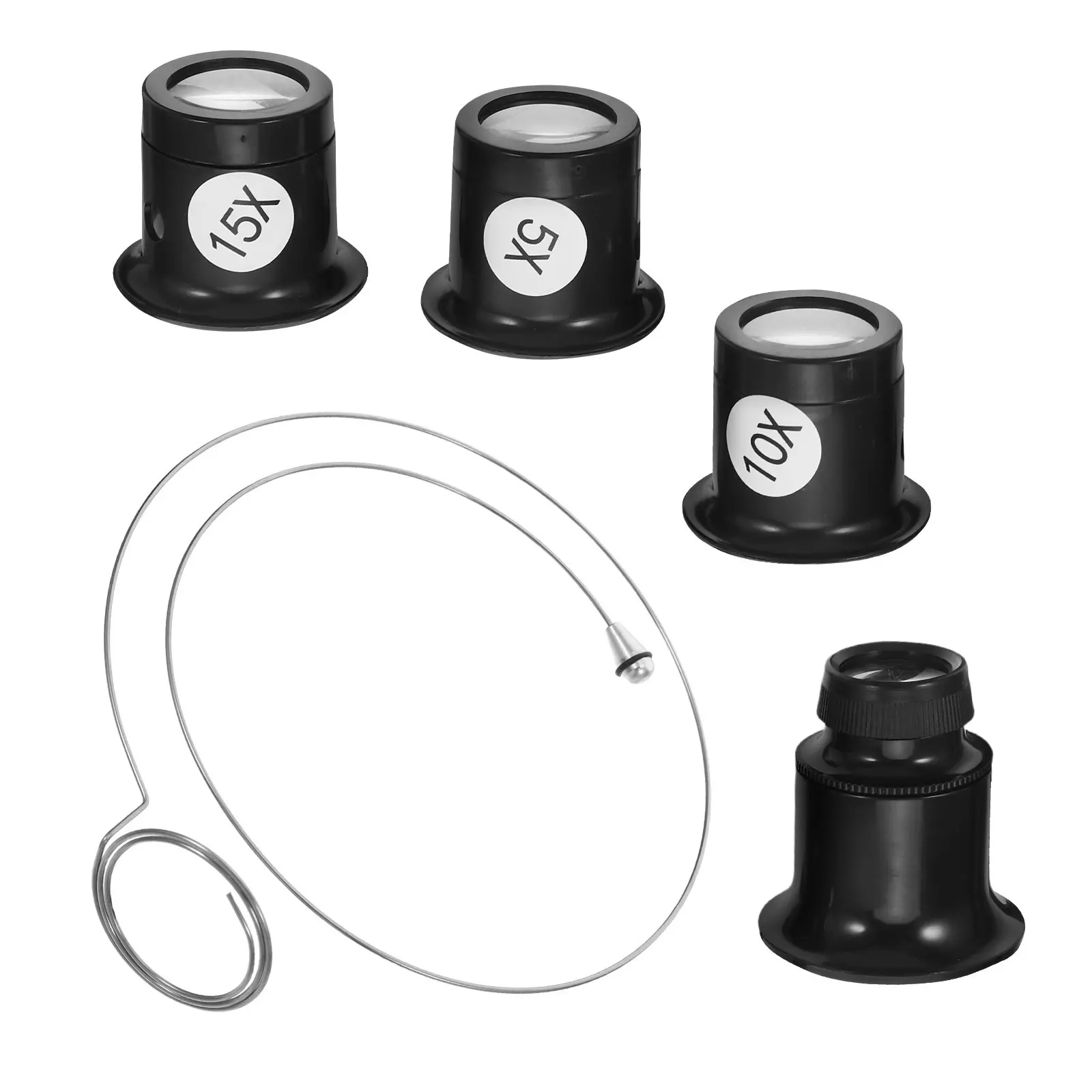 1Set Jewelers Loupe Magnifier Set Precision Adjustable 5X 10X 15X 20X Portable Watchmaker Repair Tool Kit for Wristwatch Pocket
1Set Jewelers Loupe Magnifier Set Precision Adjustable 5X 10X 15X 20X Portable Watchmaker Repair Tool Kit for Wristwatch Pocket