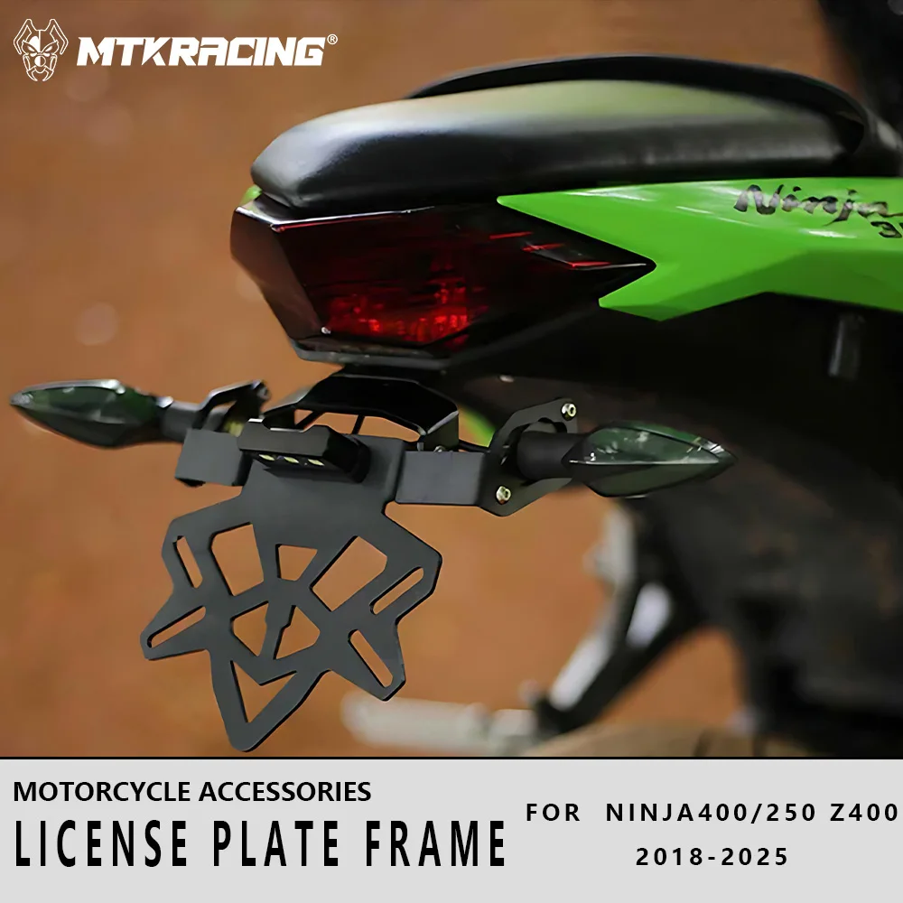 MTKRACING для KAWASAKI NINJA 400/250 Z400 18-25, задняя часть мотоцикла с коротким хвостом, держатель номерного знака, рама, хвостовой аккуратный кронштейн
MTKRACING для KAWASAKI NINJA 400/250 Z400 18-25, задняя часть мотоцикла с коротким хвостом, держатель номерного знака, рама, хвостовой аккуратный кронштейн