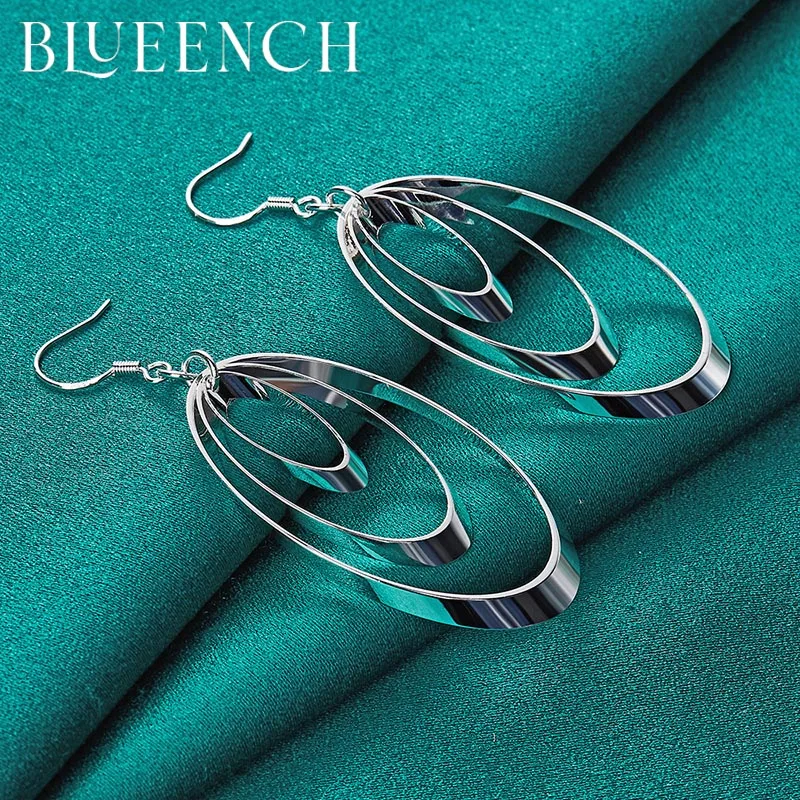 Blueench 925 Sterling Silver Egg Hoop Earrings for Women Engagement Wedding Party Fashion Personality Fine Jewelry
Blueench 925 Sterling Silver Egg Hoop Earrings for Women Engagement Wedding Party Fashion Personality Fine Jewelry