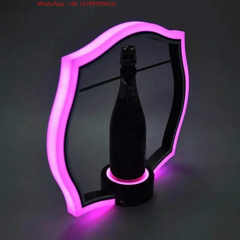 High-End Bespoke LED Bottle Display RackNightclub Letter Rechargeable Bottle Presenter For Nightclub Party
High-End Bespoke LED Bottle Display RackNightclub Letter Rechargeable Bottle Presenter For Nightclub Party