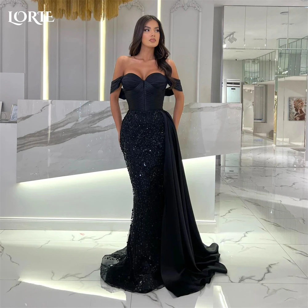 LORIE Glitter Mermaid Evening Dresses Off Shoulder Sequins Skirt Backless Prom Dress Bodycon Occasional Party Gowns Plus Size
LORIE Glitter Mermaid Evening Dresses Off Shoulder Sequins Skirt Backless Prom Dress Bodycon Occasional Party Gowns Plus Size