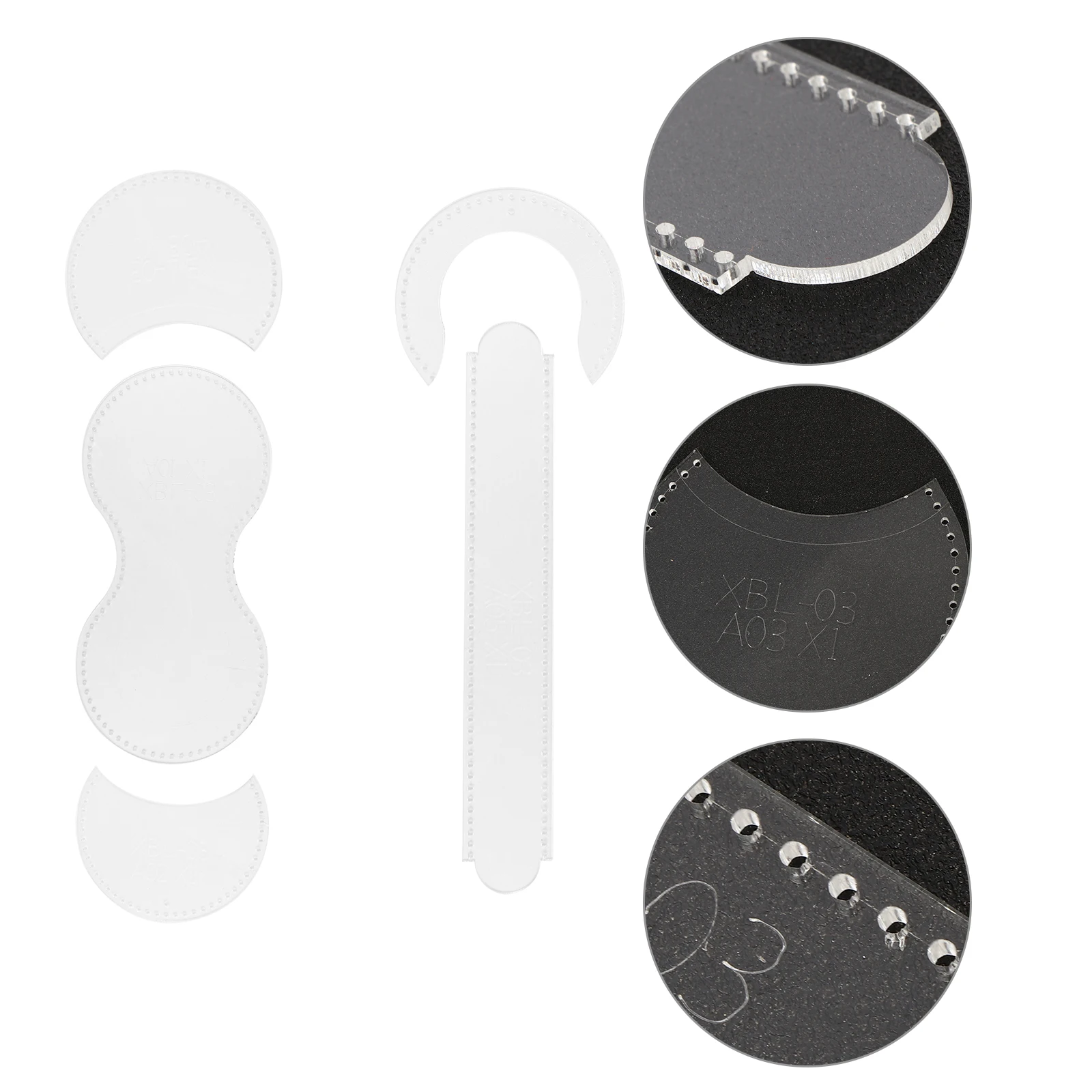 5Pcs Acrylic Purse Making Wallet Stencil Wallet Making Mould Pattern Mold DIY Craft Supplies Precision Tool
5Pcs Acrylic Purse Making Wallet Stencil Wallet Making Mould Pattern Mold DIY Craft Supplies Precision Tool