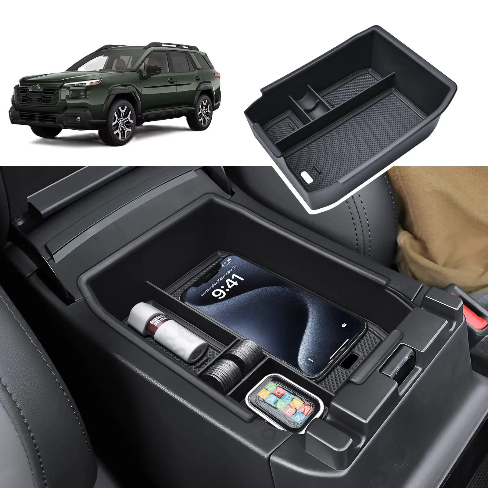 Armrest Box Storage Center Console Organizer for 2026 Subaru Outback Interior Secondary Storage Organizer Car Tray Accessories
Armrest Box Storage Center Console Organizer for 2026 Subaru Outback Interior Secondary Storage Organizer Car Tray Accessories