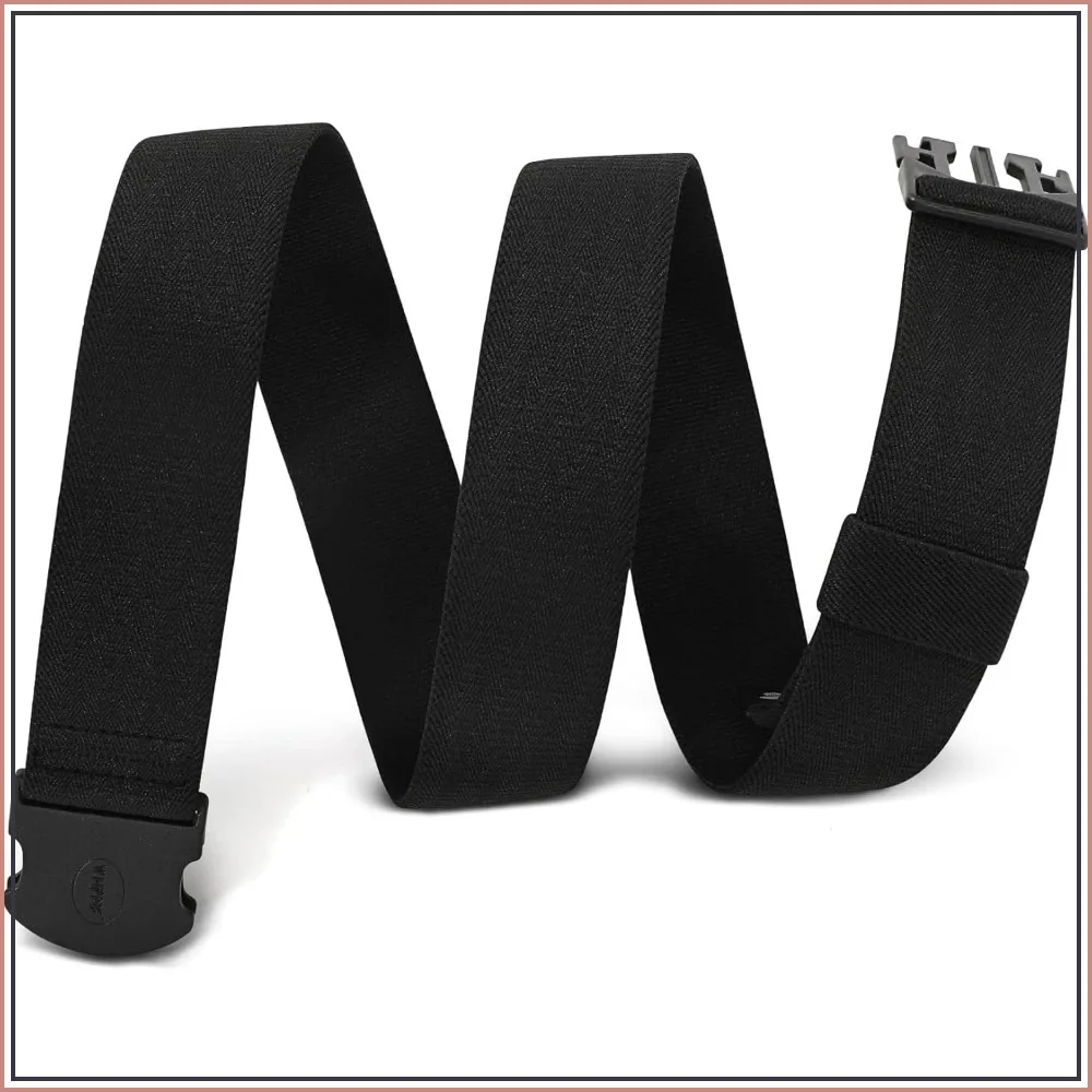 Elastic Stretch Belt for Men Women, Non-Metal Buckle, Adjustable Web Belt
Elastic Stretch Belt for Men Women, Non-Metal Buckle, Adjustable Web Belt