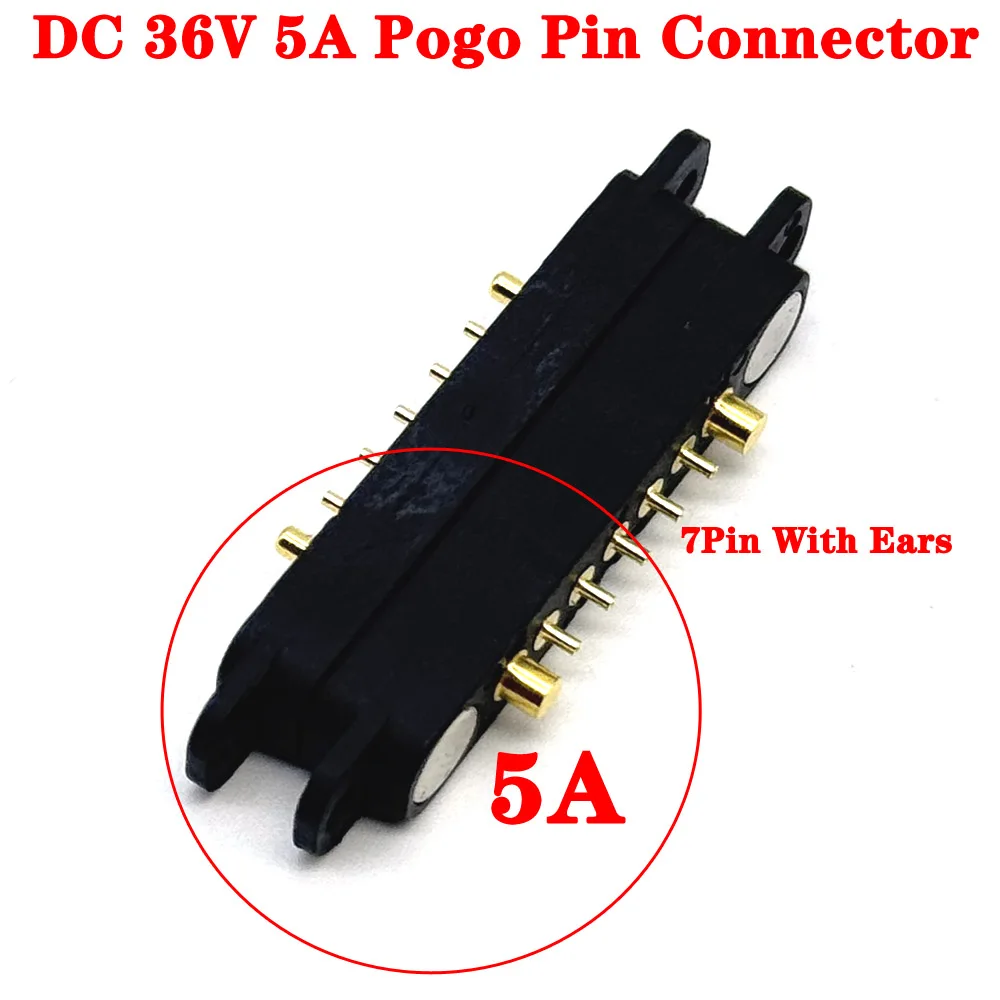 1sets DC 36V 5A Waterproof Magnetic Pogo Pin Connector 7Pin With Ears Pogopin Male Female Spring Loaded DC Power Socket
1sets DC 36V 5A Waterproof Magnetic Pogo Pin Connector 7Pin With Ears Pogopin Male Female Spring Loaded DC Power Socket
