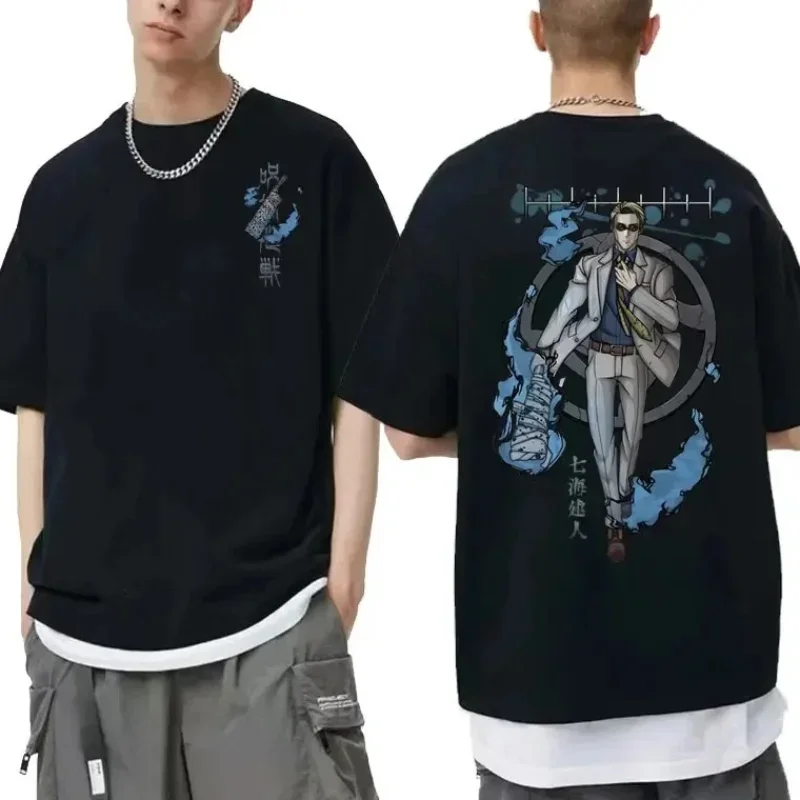 Anime Printed T-shirt Men's Summer 100% Cotton Harajuku Street Comics Loose Casual Breathable Round Neck Short Sleeve Top
Anime Printed T-shirt Men's Summer 100% Cotton Harajuku Street Comics Loose Casual Breathable Round Neck Short Sleeve Top