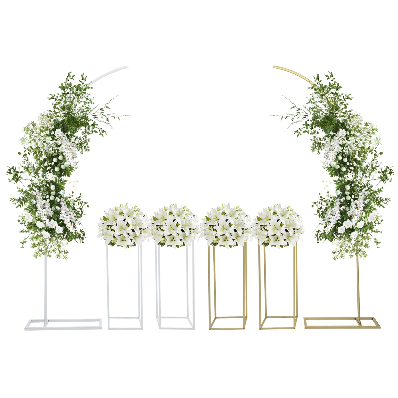 Roadway Wedding Stand with Sturdy Steel Construction, High-Temperature Baking Paint, 22.05 lbs Load-Bearing Capacity, DIY
Roadway Wedding Stand with Sturdy Steel Construction, High-Temperature Baking Paint, 22.05 lbs Load-Bearing Capacity, DIY