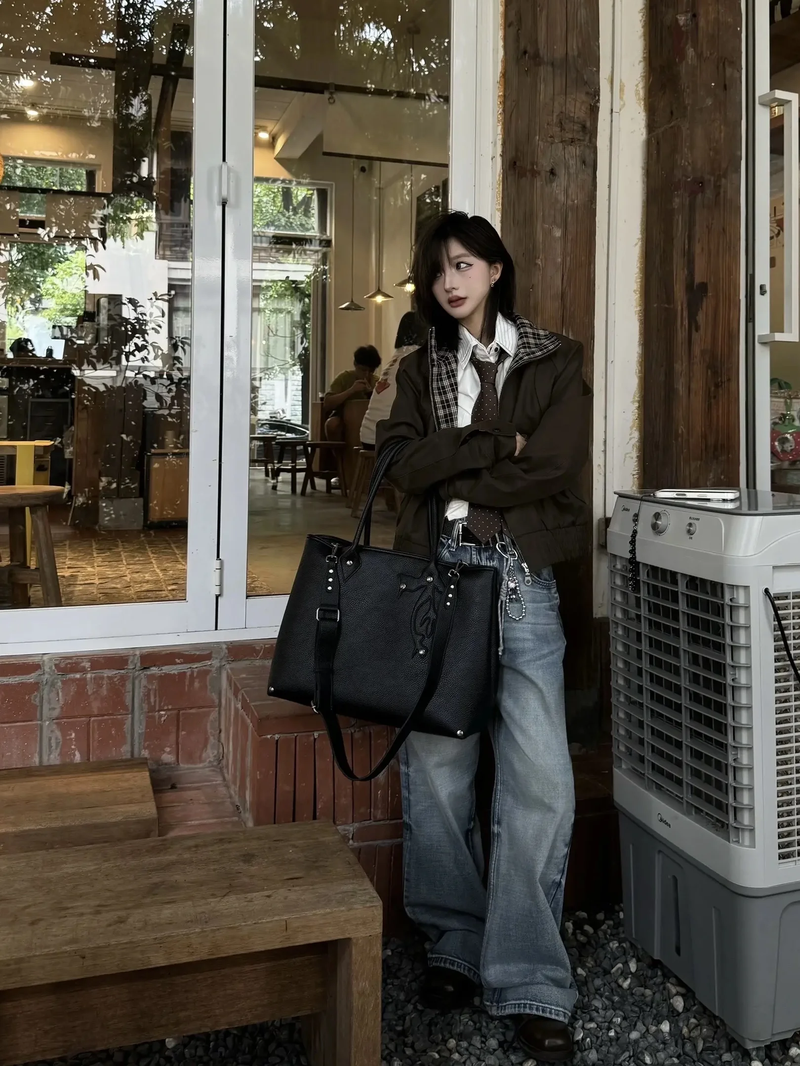 Deep Brown American Retro Heavyweight Waed Plaid Patchwork Men's ort Stand Collar Jaet Autumn Vintage Sle Zipper Closure
Deep Brown American Retro Heavyweight Waed Plaid Patchwork Men's ort Stand Collar Jaet Autumn Vintage Sle Zipper Closure