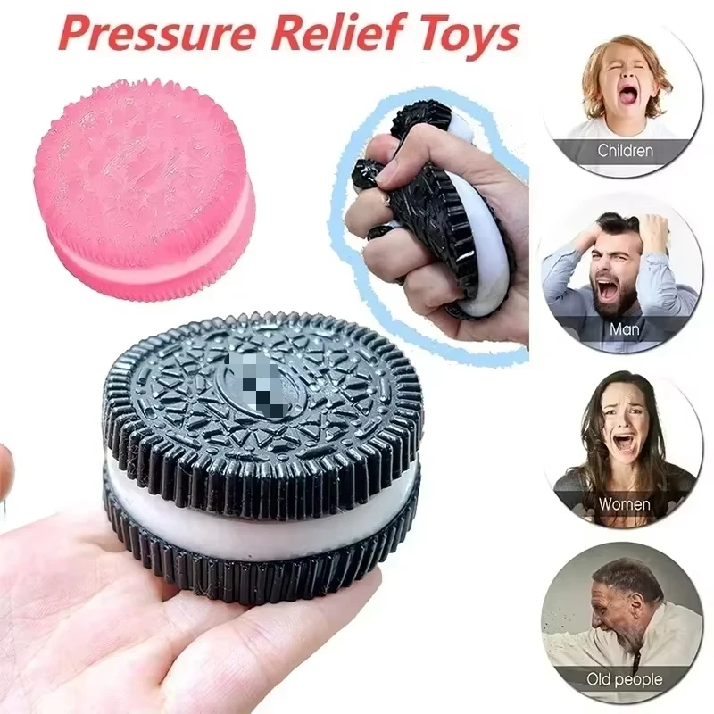 Soft Sticky Texture Silicone Kawaii Oreo Anti pressure Toys Slow Rebound Decompression Toy Reduce Stress Kids Toys Gifts
Soft Sticky Texture Silicone Kawaii Oreo Anti pressure Toys Slow Rebound Decompression Toy Reduce Stress Kids Toys Gifts